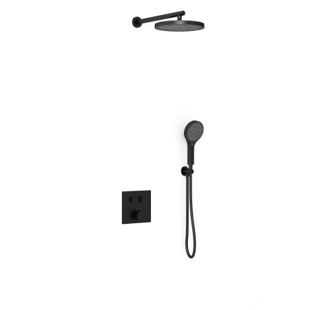 Душевой комплект Vincea VSFW-4212MB встраиваемый, 2 режима, черный