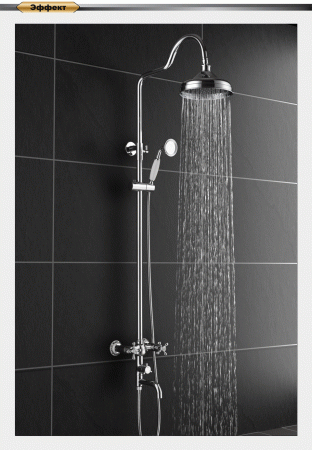 Душевая стойка D&K Hessen.Hercules DA1424741D08 хром