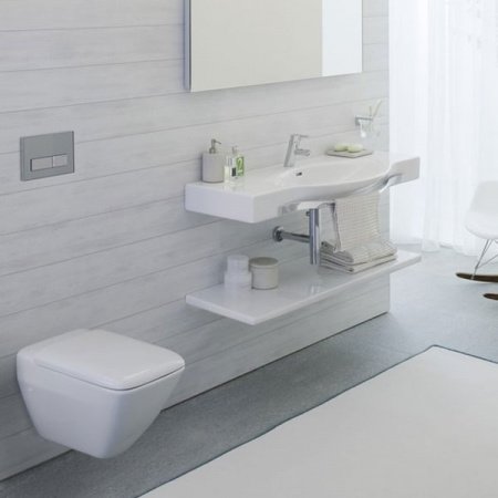 Унитаз Laufen Palace New 8.2070.0 подвесной без сиденья