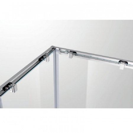 Душевой уголок Cezares Molveno A-2 90х90 профиль Хром стекло прозрачное