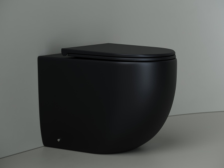 Унитаз приставной Ceramica Nova Metropol CN4004MB черный матовый