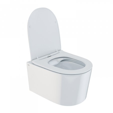 Унитаз подвесной IDDIS Stone STORDSEi25 белый, с сиденьем микролифт
