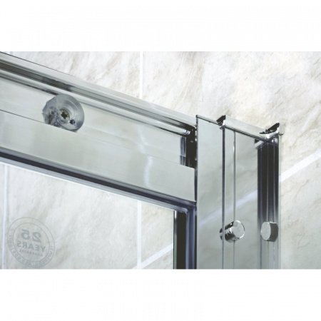 Душевой уголок Cezares Pratico RH-1 120x90 профиль Хром стекло прозрачное