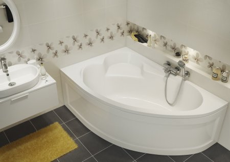 Ванна асимметричная Cersanit KALIOPE 153x100 правая