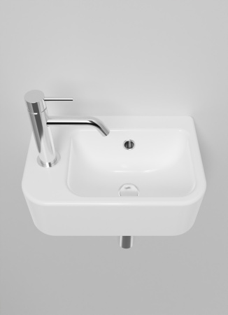 Раковина накладная 37.5см AQUAme AQM5006L белый