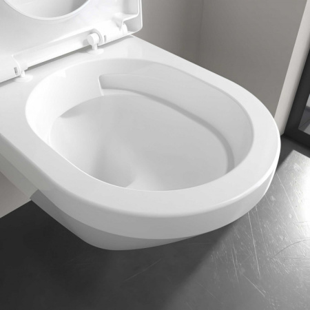 Унитаз подвесной безободковый Villeroy&Boch Architectura TwistFlush 4616СВ01 с сиденьем микролифт