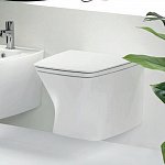 Унитаз подвесной Azzurra Hera HEVKSPE00000BI безободковый