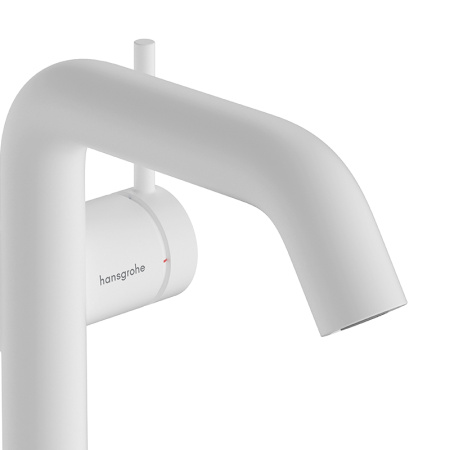 Смеситель для раковины Hansgrohe Tecturis S 73320700 белый матовый