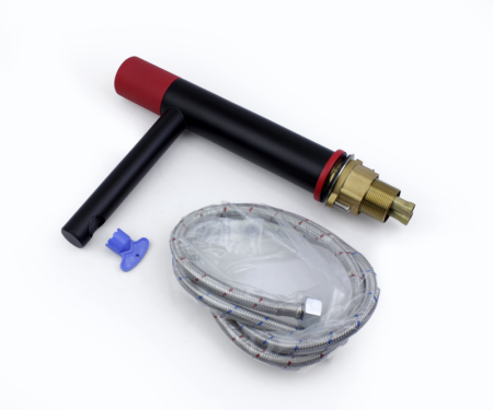 Смеситель для раковины Bronze de Luxe AVANTGARDE 2010RH, черный/красный