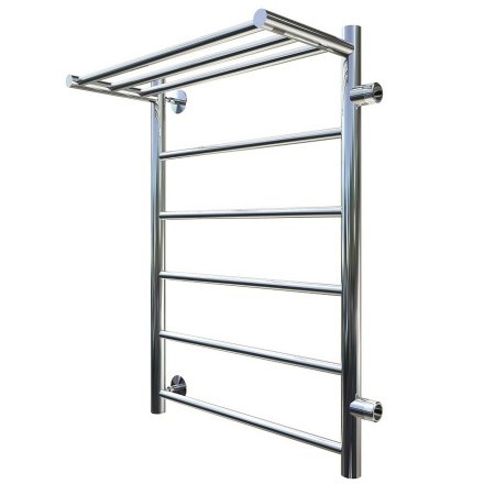 Полотенцесушитель водяной Тругор Аспект серия 1 73,6х40 хром, с полкой, подключение правое