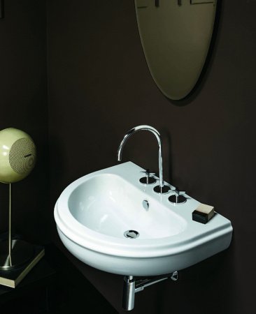 Раковина полувстраиваемая 70см Azzurra Charme CHA270bi*1 белый