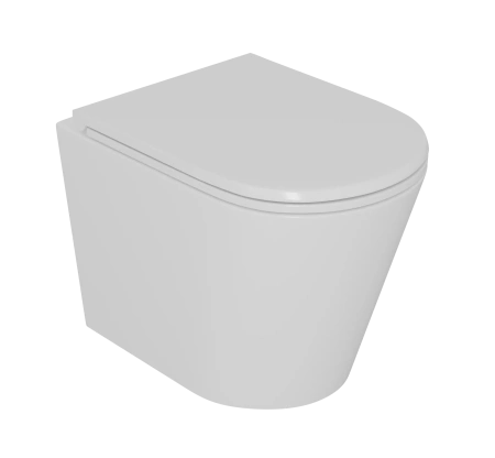 Унитаз подвесной D&K Venice DT1026516 белый, с сиденьем микролифт