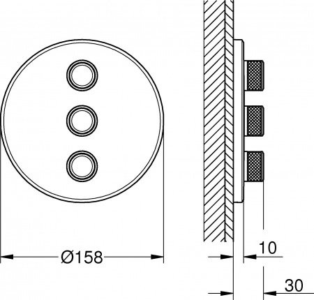 Переключатель для душа Grohe Grohtherm SmartControl 29122DL0 теплый закат матовый