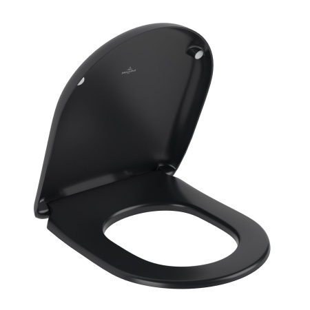 Сиденье для унитаза Villeroy & Boch Antao 8M67S1R7 черный матовый, с микролифтом