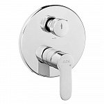 Смеситель для ванны на три потребителя E.C.A Nita 102167308EX-Y хром