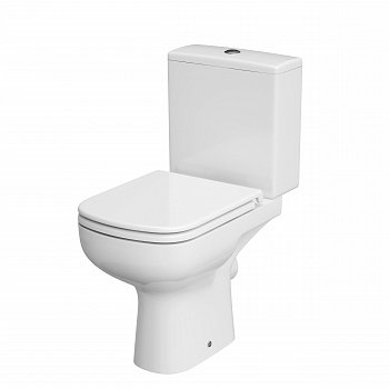 Унитаз напольный Cersanit COLOUR S-KO-COL011-3/5-COn-DL-w белый, с сиденьем микролифт