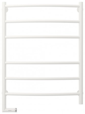 Полотенцесушитель электрический Сунержа Галант 2.0 80х60 белый матовый, подключение правое