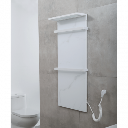 Полотенцесушитель электрический Black&White N-388WM 89.9х40 белый матовый