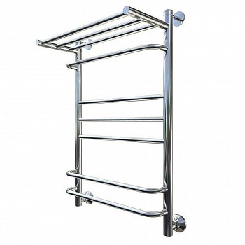 Полотенцесушитель водяной Тругор Идеал Комби серия 3 80х50 хром, с полкой