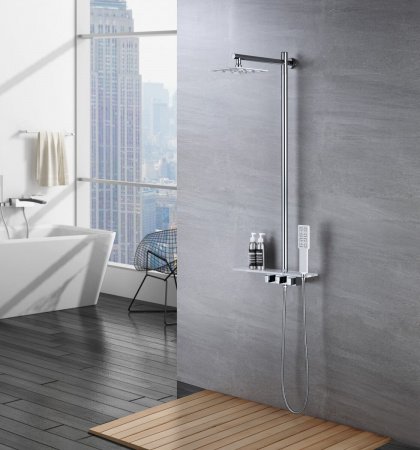 Душевая стойка Lemark Tropic LM7001C хром