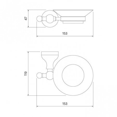 Мыльница для ванной IDDIS RETRO RETSSG0i42 хром