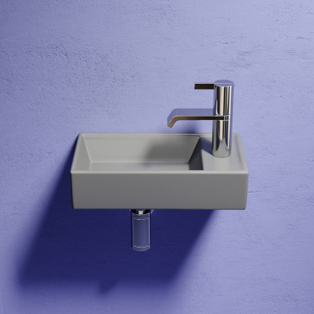 Раковина подвесная 40см Ceramica Nova Element CN6051LMH серый матовый