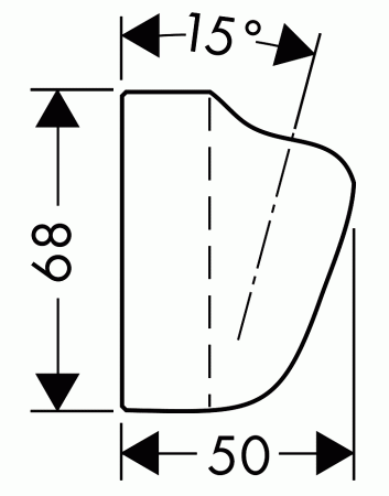 Держатель душевой лейки Hansgrohe 28321000 Хром