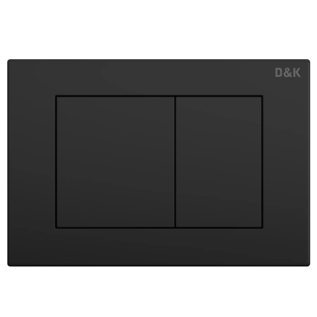 Готовое решение для подвесных унитазов D&K DI8540116 с черной клавишей