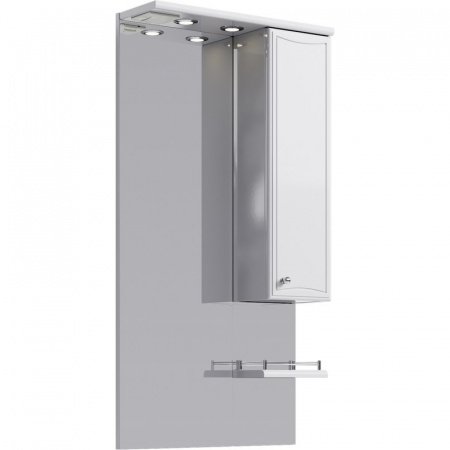 Зеркальный шкаф Aqwella Барселона 60 Ba.02.06 с подсветкой Белый