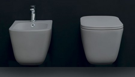 Унитаз подвесной безободковый Kerasan Tribeca 511401 белый, без сиденья