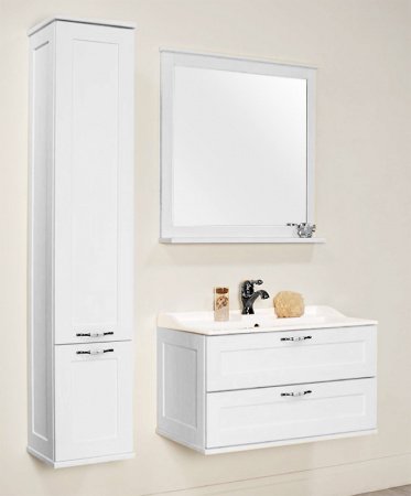 Тумба для комплекта Акватон Леон 80 дуб белый