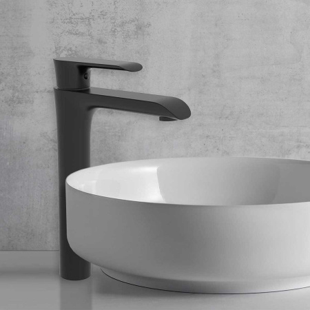 Смеситель для раковины Vincea Esse VBF-1E2MB черный матовый