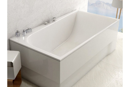 Ванна акриловая левосторонняя Vayer BOOMERANG Гл000010188, 180x80