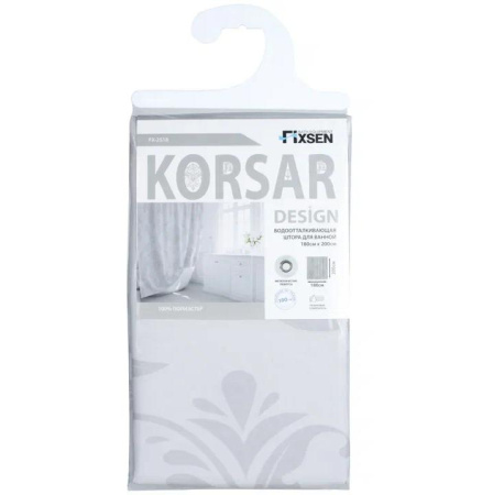 Штора для ванной Fixsen Korsar, FX-2518