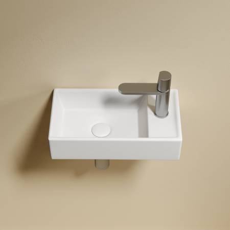 Раковина подвесная 40см Ceramica Nova Element CN6051LMW белый матовый