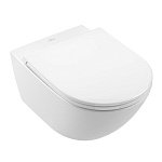 Унитаз подвесной Villeroy & Boch Subway 3.0 4670T901 белый, с сиденьем микролифт