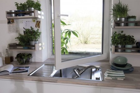 Смеситель для кухни Blanco Linus-F 514026 нержавеющая сталь