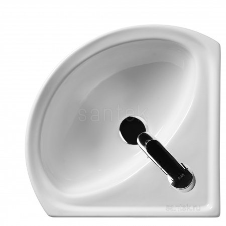 Угловая раковина Santek Ирис 36 отверстие под смеситель 1WH110514