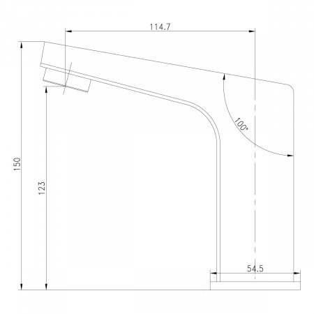 Смеситель для раковины Lemark Project LM4650CE хром
