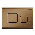 Клавиша смыва Point Афина PN44041BB для инсталляции, бронза брашированная