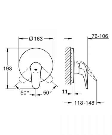 Смеситель для душа Grohe Eurostyle 29098LS3