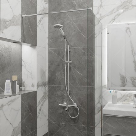 Душевая стойка RGW SP-23 30140123-01 хром