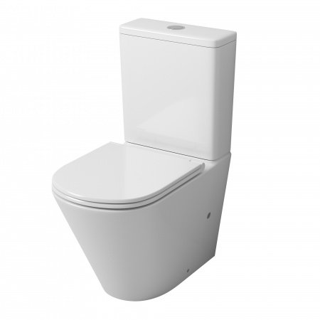 Напольный унитаз-компакт Grossman GR-4450S белый, с сиденьем микролифт