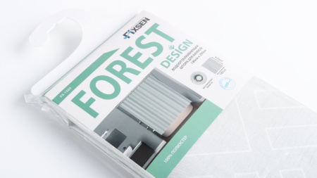 Шторка для ванной Fixsen Forest FX-1503, без колец