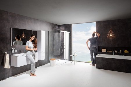 Душевой угол Ravak Matrix MSDPS 120x90x195 профиль белый, стекло прозрачное, левый