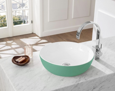 Раковина накладная 43см Villeroy & Boch Artis 417943BCW4 зеленый