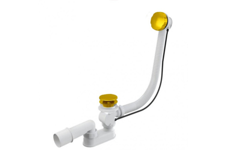 Слив-перелив (полуавтомат, 80 см.) Vega V55К Гл000025648, золото