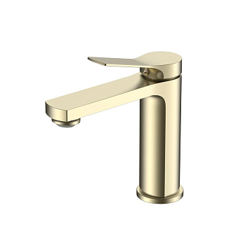 Смеситель для раковины Vincea Arco VBF-4AR01BG золото матовое