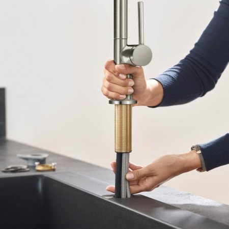 Смеситель для кухни Hansgrohe Talis M54 72808800 нержавеющая сталь