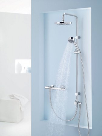 Душевая стойка Kludi Zenta dual shower system 6609005-00